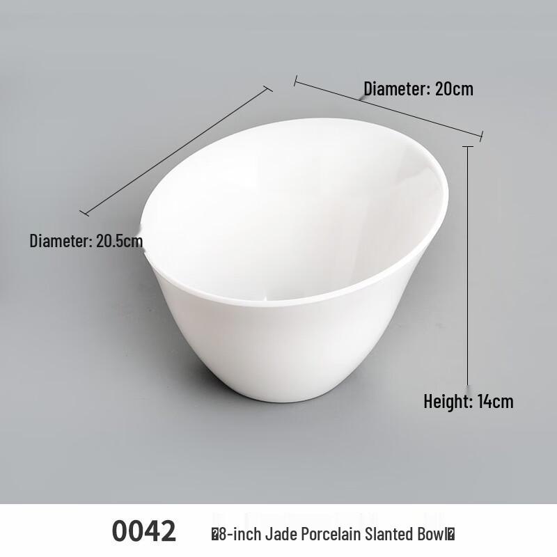 Melamine Slanted Serving Bowl