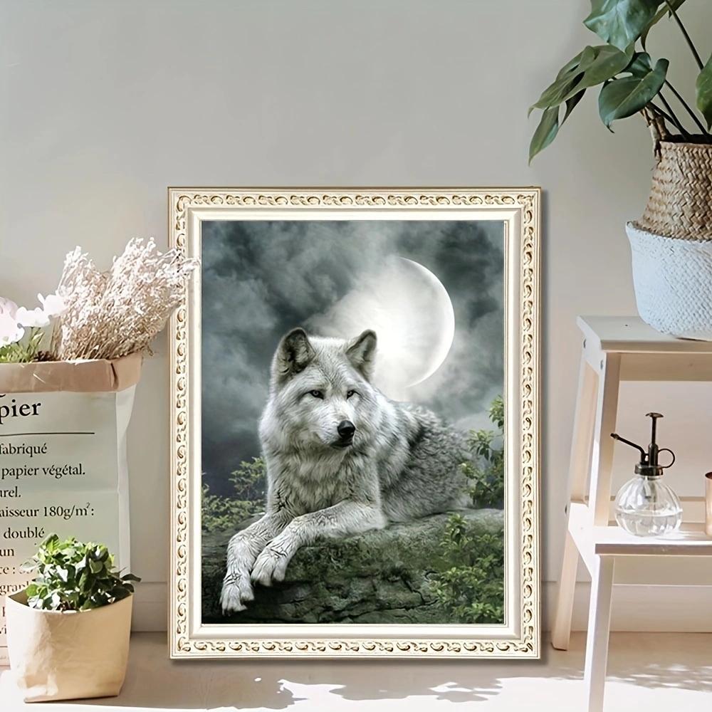 

5D DIY Алмазная картина, волк, для взрослых и детей, наборы для вышивания, полные стразы, подарки для домашнего декора ручной работы