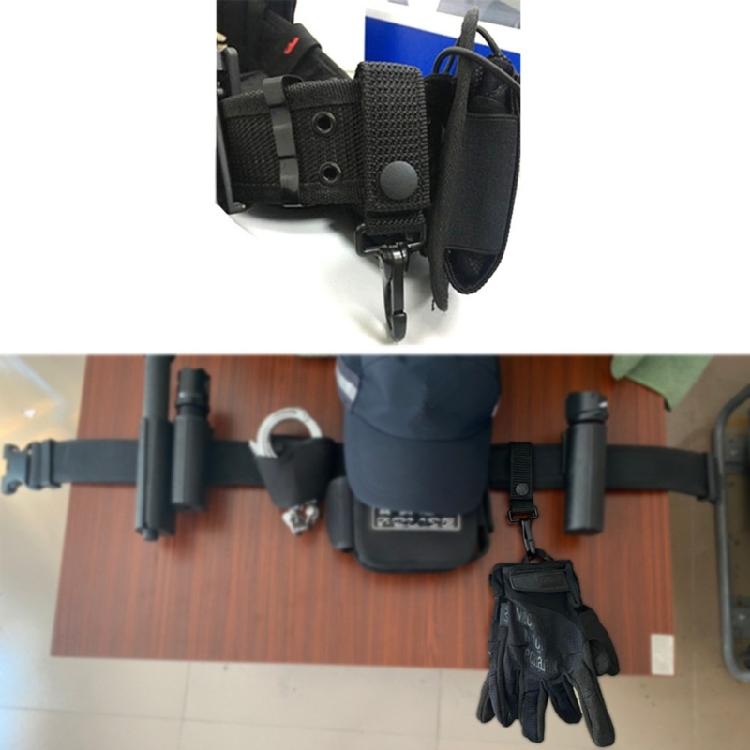 Cinto Tático para Porta-Chaves Mosquetão de Chaveiro Molle Fivela de Tira de Tecido Cinto Ho