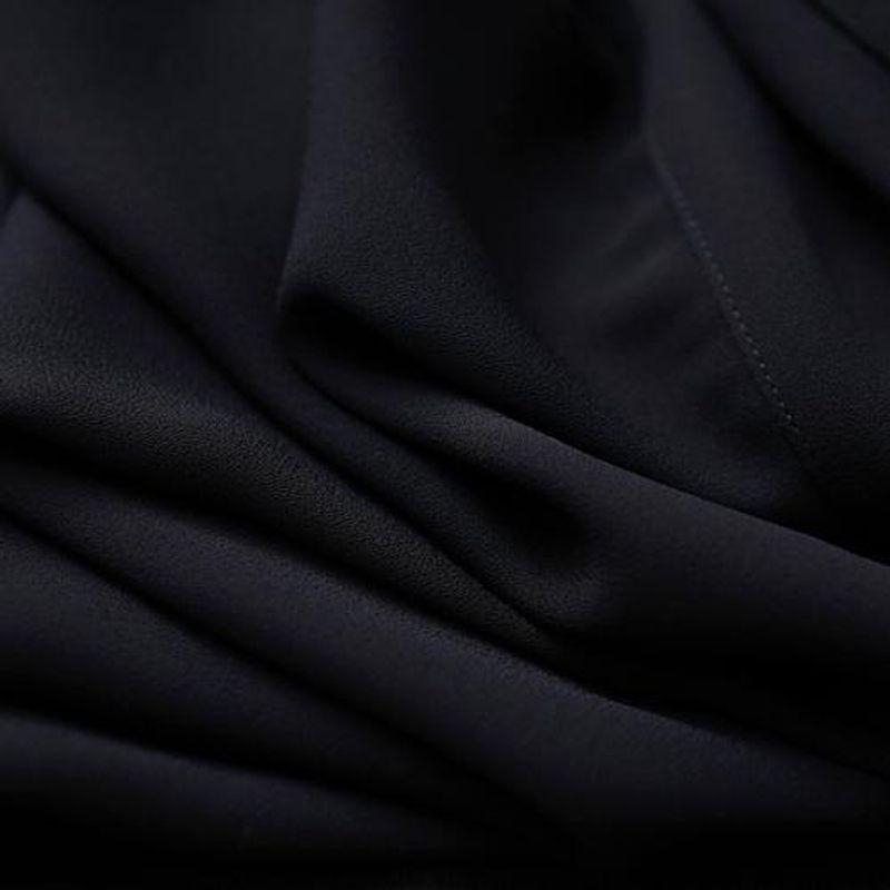 Export Export Whole Transaction Goods Simple Temperamental All-Match Pure Color Long Sleeves Pearl Chiffon Shirt for Women Autumn Undershirt