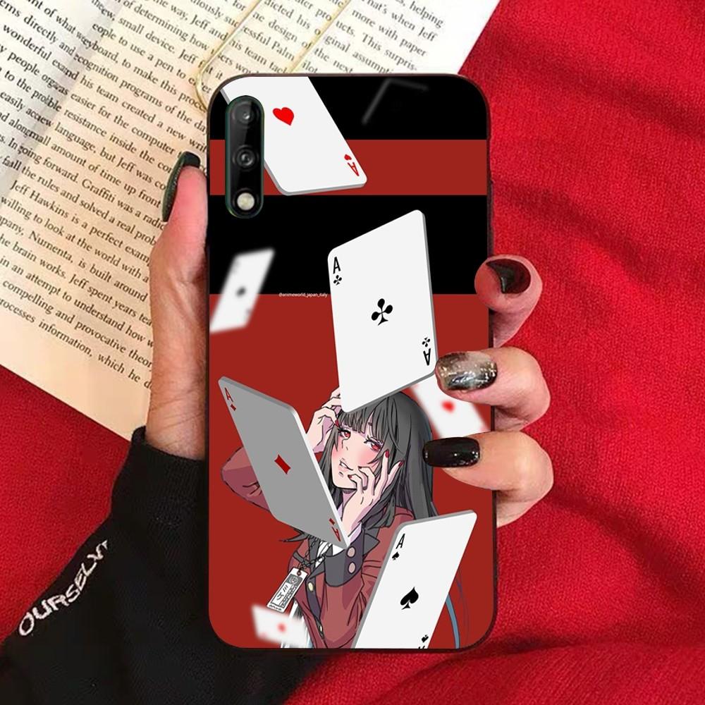Japanese Anime Kakegurui Jabami Yumeko Phone Case For Huawei Honor 10 lite 9 20 7A 9X 30 50 60 70 pro plus Soft Silicone Cover