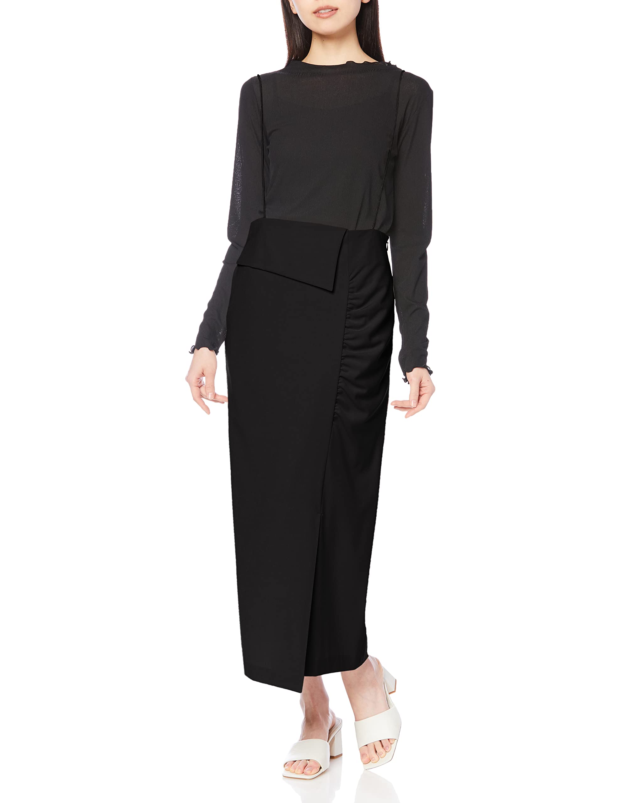 

юбка [Эми] с высокой талией чёрный