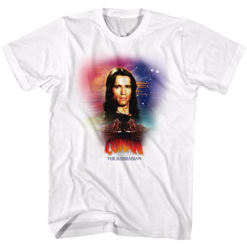 Conan The Barbarian Conan Face T-Shirt - White Unisex T-Shirt S