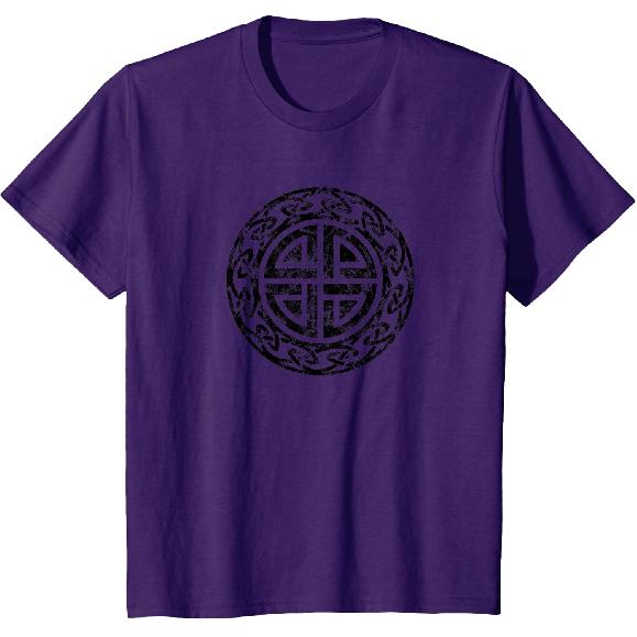 Vintage Protection Shield Knot Celtic Norse Viking T-Shirt T-Shirt
