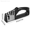 1Pc Knife Sharpener With Curved Handle 4 In 1 Professional Knife Accessories For Chefs Kitchen Blade & Scissors Sharpening Tool