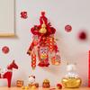 Spring Festival New Year's Day Decoration Swastika Knot Pendant New Entry Door Handle Living Room Decoration Atmosphere New Year Pendant
