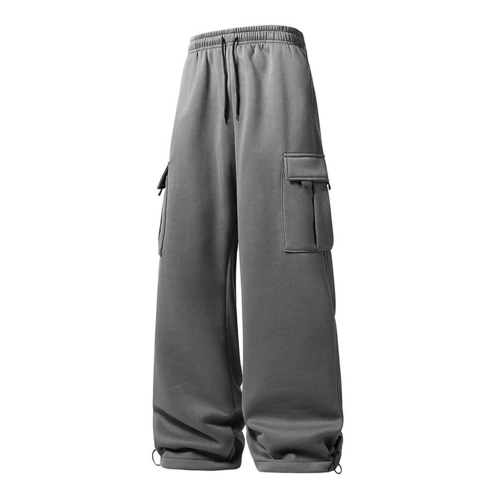 Moda Uomo Tempo Libero Vita Media Stile Lungo Pantaloni Casual