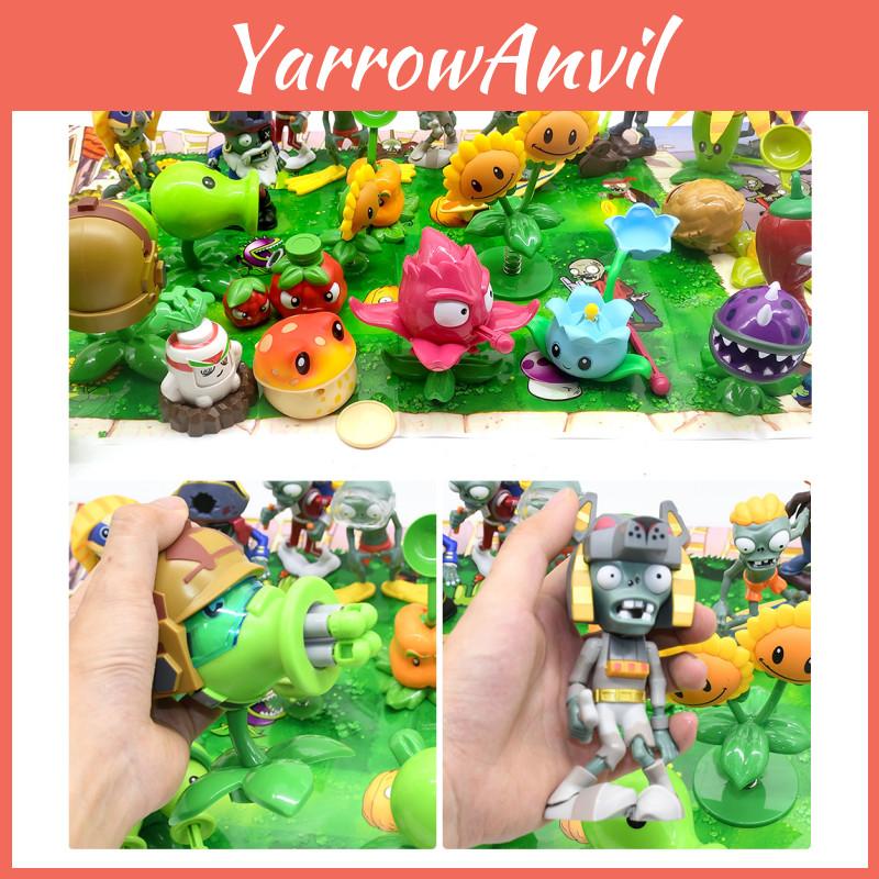 Plant Vs. Zombies Toy Set With Multiple Characters And Weaponry