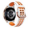 No Gap Silicone Strap for Samsung Galaxy Watch 7/6/5/4 44mm 40mm 5 Pro 45mm Two-Color Wristband Watch 6 4 Classic 47mm 43mm Band