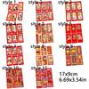 6pcs Chinese Style 2026 Horse Year Red Envelope Paper Craft Mixed Pattern New Year Money Envelope Blessing Cartoon