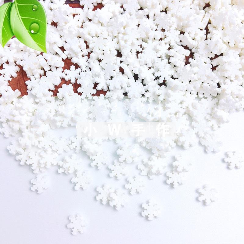 

Snowflake Polymer Clay Nail Art & Craft Decorations - 5g Pack