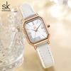 Ladies Watch Women'S Retro Niche Square Watch Belt Watch Premium Diamond Women'S Watch 0175