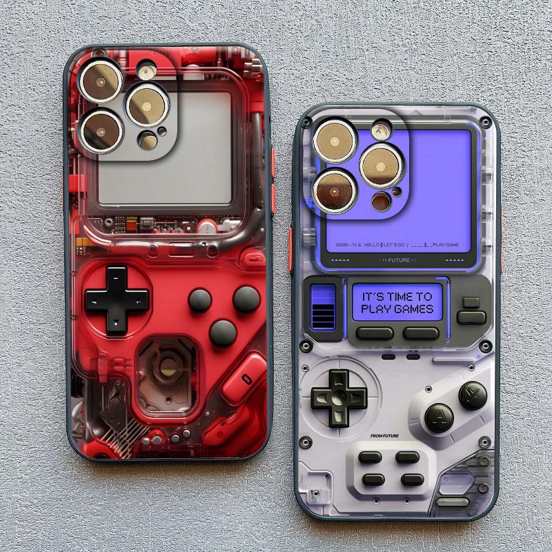 Technology Game Console 2D Printing Phone Case For IPhone 14 15 16 Pro Max Plus 11 12 13 Mini Pro Max XR XS X 7 8 SE2 Back Cover
