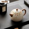 180ml Ru-Ofen Dunhuang Apsaras Xishi Teekanne Vintage Teefilter Kanne Haushalts-Teebereiter Kessel mit Sieb Teegeschirr Handwerkskunst Geschenk