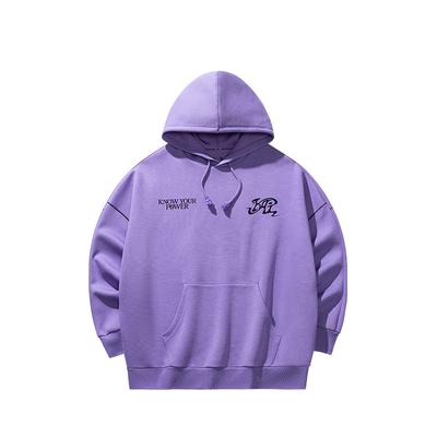 Anta Basketball-Serie Kyrie-Serie Schlicht Vielseitig Bequem Kapuzenpullover mit Buchstabenaufdruck Überschnittene Schultern Lockeres Sweatshirt Unisex-Sweatshirt 172531705-6