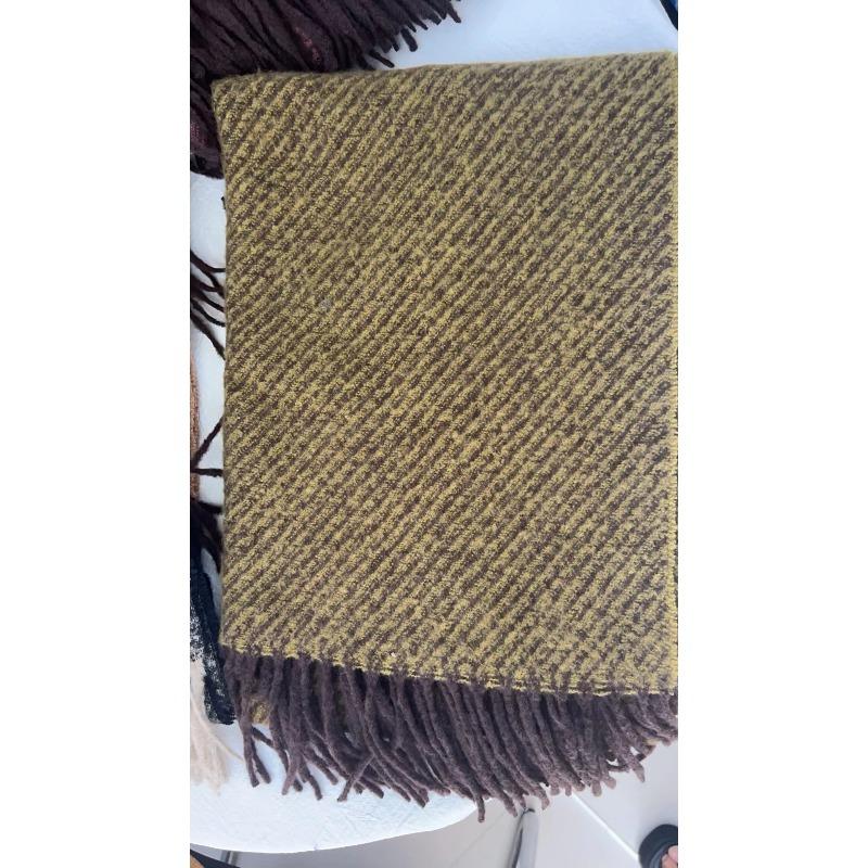 New Warm Thickened Scarf for Women  Autumn and Winter Casual Scarf for Men Korean Style Imitation Cashmere  Versatile Korean Style Shawl