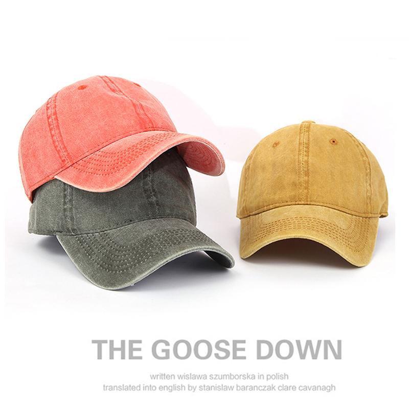 Baseball Cap Snapback Hat Spring Autumn Cap Pure Cowboy Water Washing Hats Hat Hip Hop Fitted Cap For Men Women Grinding