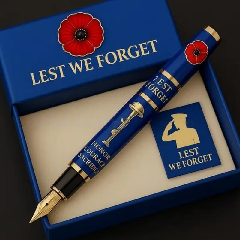 Metal Gel Pen Honoring Americans 250th Anniversary Comfortable Grip Pen for Office and Collection