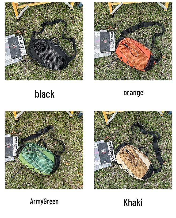 2025 Plaid Nylon Crossbody Bag - Versatile, Lightweight & Unisex for Casual Sports