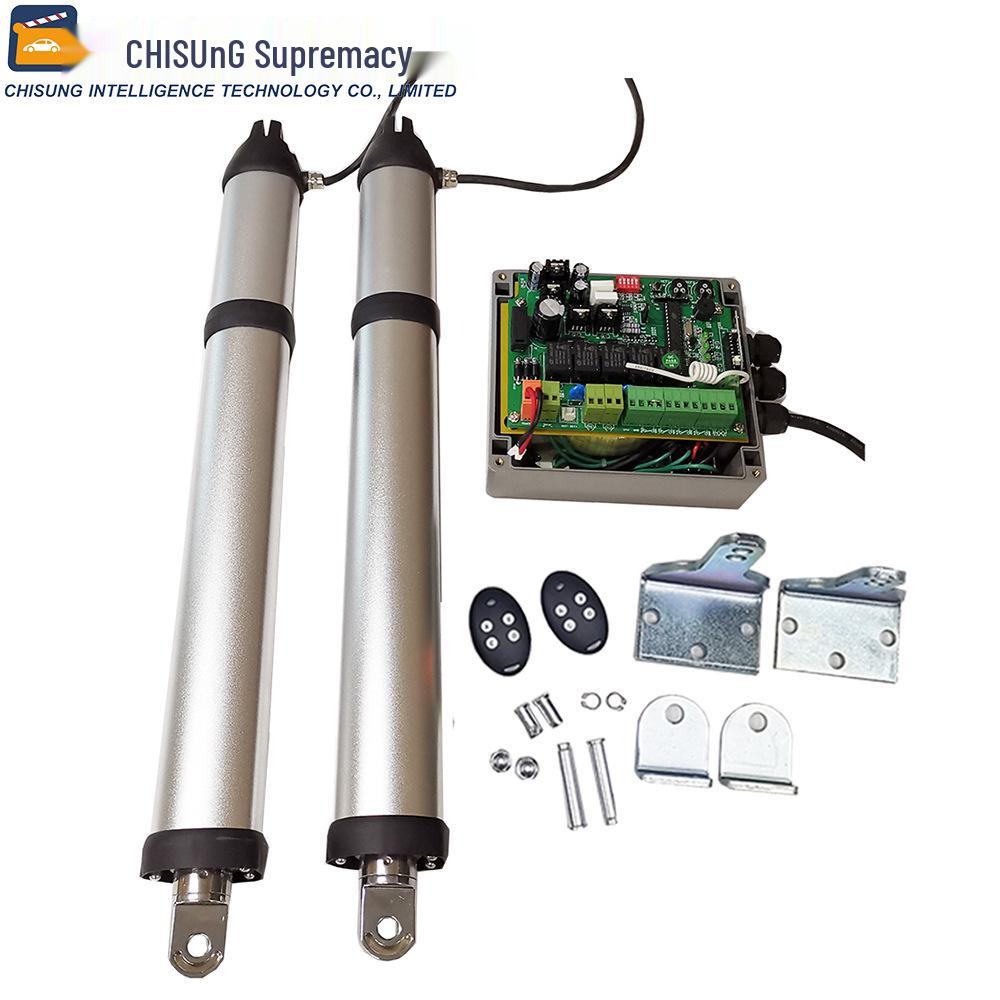 Solar-Powered Smart Automatic Swing Gate Opener for Double Villa Courtyard Gates