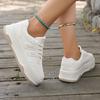 Fashion Hot selling Women's Thick Bottom Platform Sneakers Spring 2025 New Style Versatile Fashionable and beautiful Shoes Sole