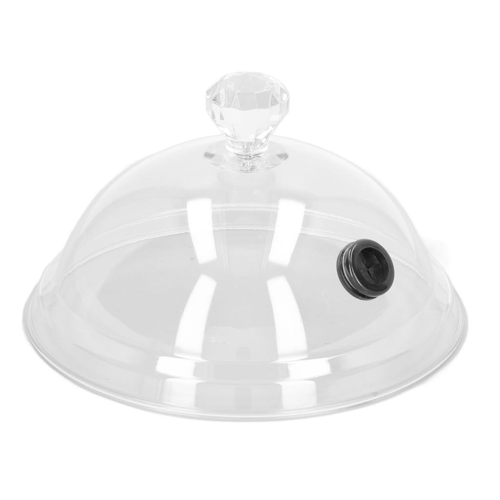 Home Smoking Dome Cover Kitchen Cooking Smoke Acrylic Hood Smoke Infuser Cloche Lid for Smoker Sprayer Plates Bowls