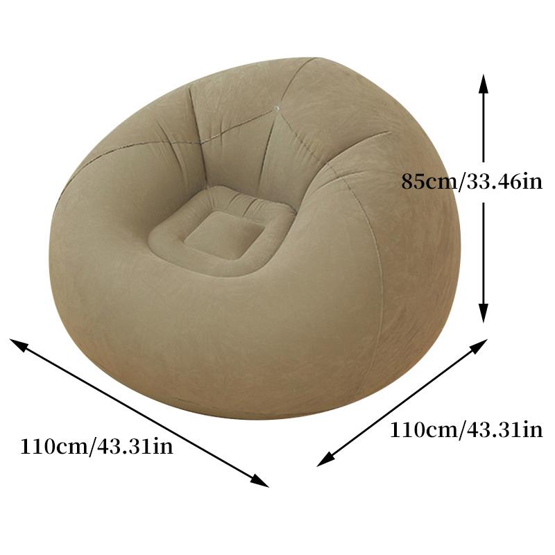 Sedia Divano Gonfiabile Pigra Sedia a Sdraio Singola in PVC Divano Sfera Divano Tatami Sedia Spazio Abitativo Mobili Materiale di Alta Qualità