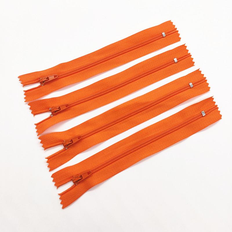 10Pcs  3# 7.5Cm-60Cm (3-24 Inches) Closed Nylon Coil Zipper  Suitable For Clothes 20 Colors Zippers For Sewing
