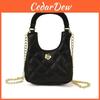 French Chain Shoulder Bag For Women With Synthetic Leather And Zip Closure For Daily Use