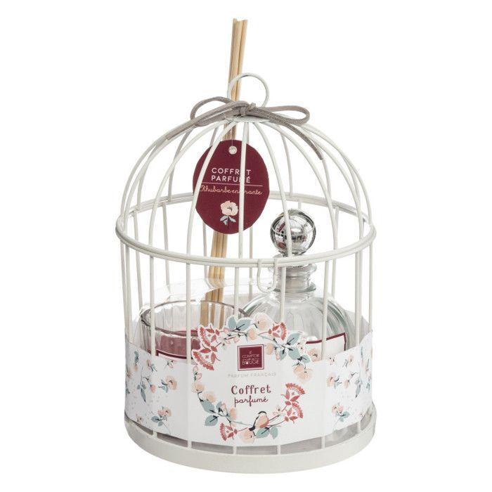 Coffret cage avec bougie et Flacon diffuseur "Lola Poésie" Atmosphera