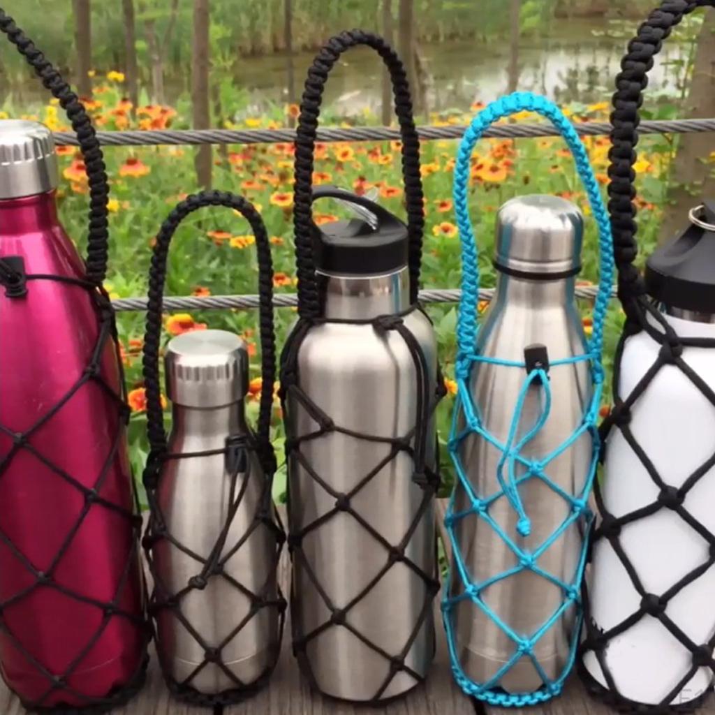 Bottle Carrier Net Holder Handle Picnic Carry Bag