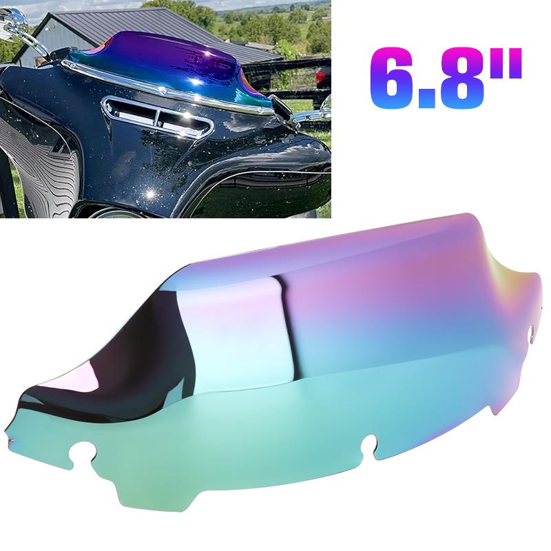 

6.8 Inch Colorful Motorcycle Windscreen Deflector Cover Front Windshield ABS For Harley Road Glide FLHX FLHTKSE FLHXS 2014-2025