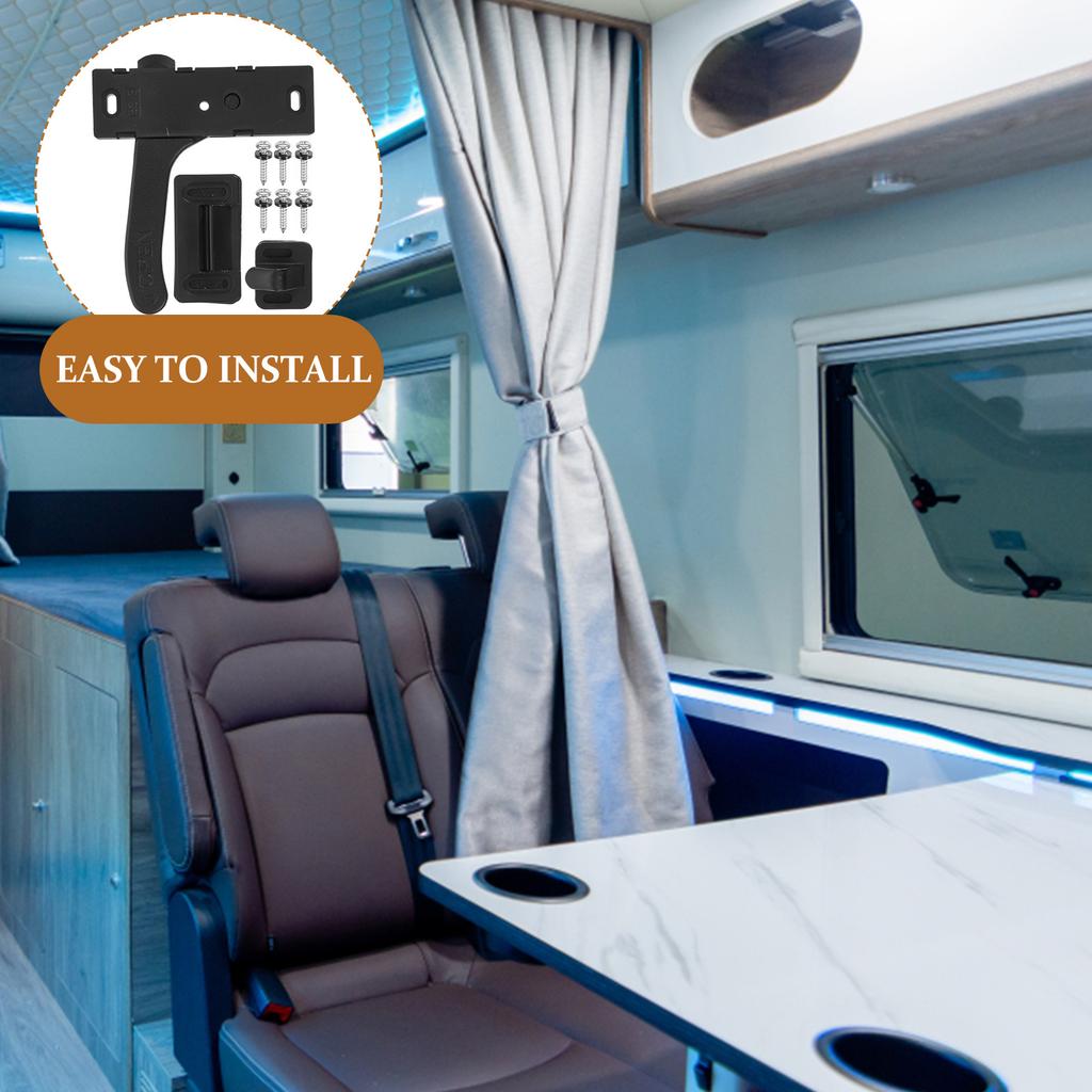 Screen Door Handle for Rv Replacement Heavy Duty Metal Grip Compact Design Rust Resistant Smooth Operation Camper Trailer Use