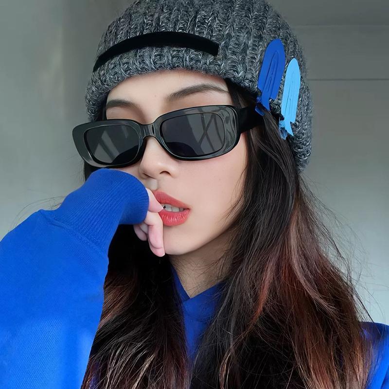 Classic Retro Small Rectangle Sunglasses Women Oval Vintage Square Sun Glasses For Women Shades Female Eyewear