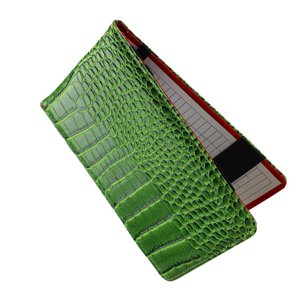 Golf Score Counter Card Holder 18x11cm Durable Multipurpose Yardage Book Cover