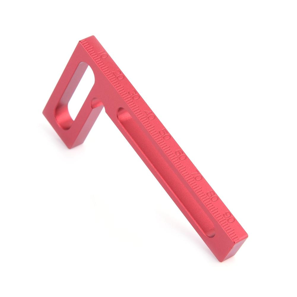 100mm Aluminium Alloy Precision Woodworking L Square Mini Clamping Square