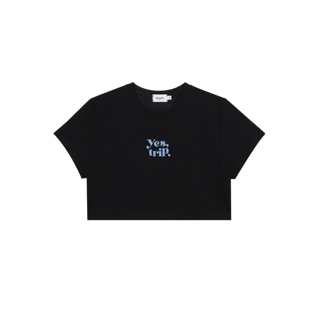 Eight Gate Crop Top (Black) S