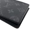 LOUIS VUITTON M62294 Bill Compartment Monogram Eclipse Portefeuille Slender Bifold Wallet black Monogram Eclipse mens Used