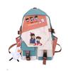 3 Piece School Backpack Set for Students Large Capacity Oxford Cloth Schoolbag with Shoulder Strap and Pencil Case