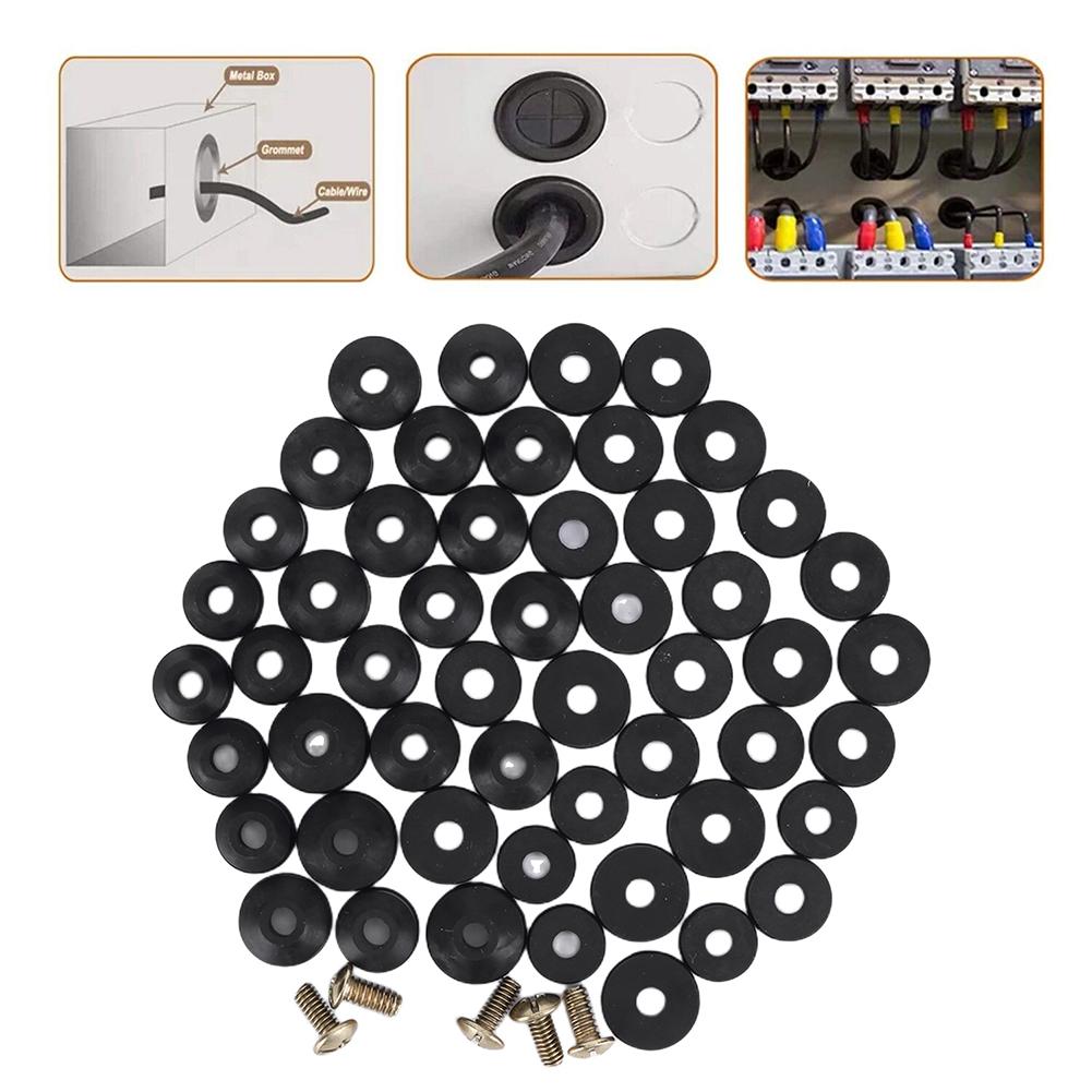 58 Pcs Faucet Washers with Brass Screws Faucet Washers Repair Kit Flat and Beveled O-ring for Kitchen Tap Or Bathroom Sink Leak