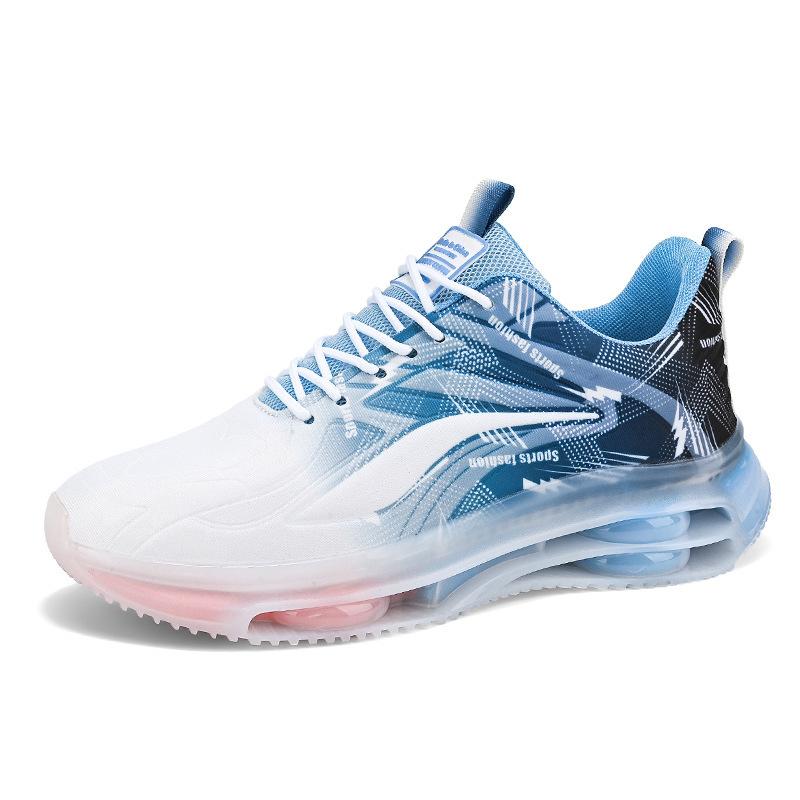 Large Size Men's Shoes Caleb Breathable Sports Running Shoes Lightweight Air Cushion Heightening Travel Shoes