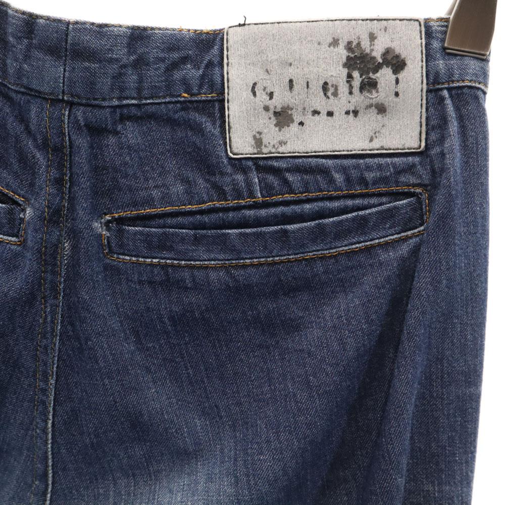 GUCCI made in Italy Chambray Cropped pants 38 Women Used