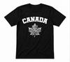 Canada Canadian Happy Canada Day Souvenir Graphic Unisex Black T-shirt