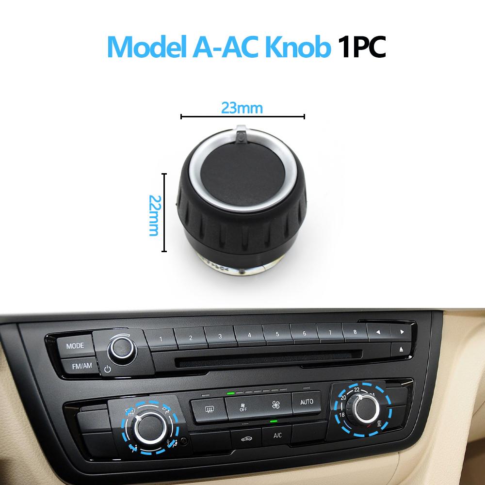 AC Heater Climate Control Switch Button Radio Volume Knob Cover For BMW 1 2 3 4 M4 Series F20 F21 F22 F87 F30 F31 F34 F32 F36