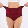 4 Pack Women's Tummy Control Cat Print Underwears