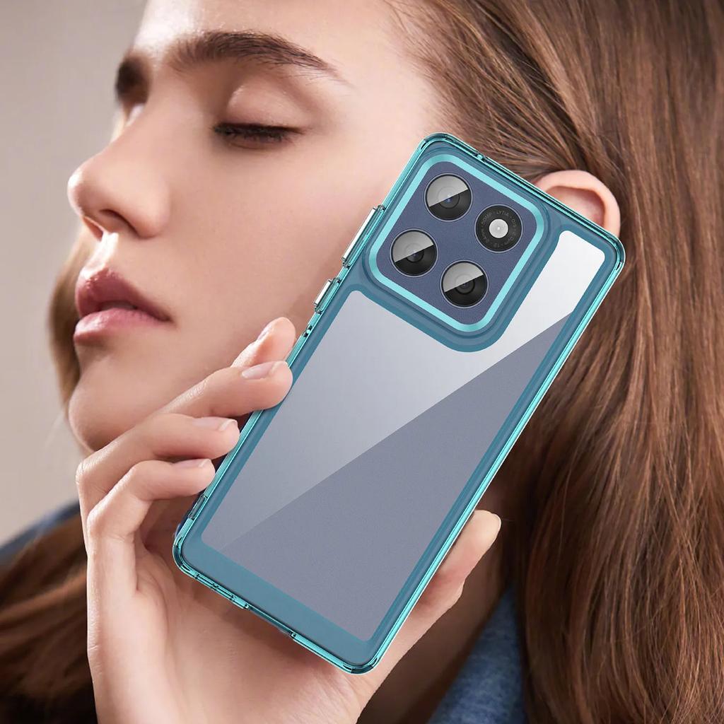 Phone Case For Motorola Moto Edge 60 Fusion, Clear Transparent Phone Case Cover For Motorola Moto Edge 60 Fusion