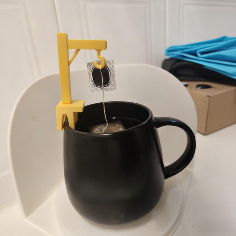 1pz Porta bustine da tè | Plastica, Ideale Per Tazze Spesse 3-5 Mm, Assicura un'infusione uniforme del tè, Gadget Pratico