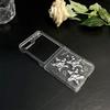 Samsung Z Flip8/7 Glitter Star Transparent Phone Case - New Style for Women