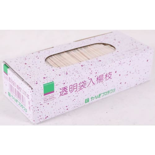 Yanagi Products Toothpicks in Clear Bags (Pack of 1000)