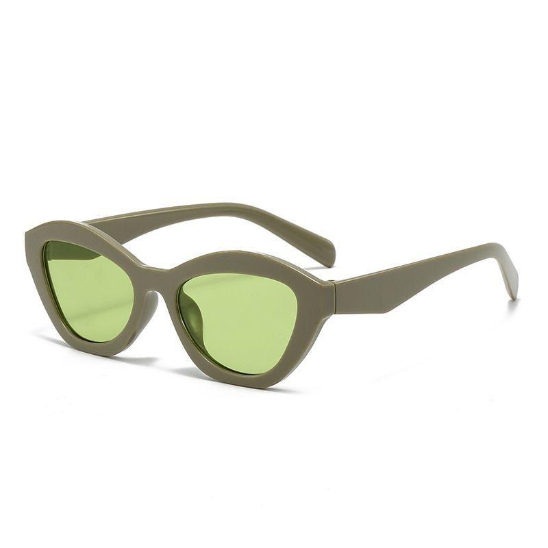 Cat'S Eye Sunglasses Retro Fashion Trend Y2K Men And Women Uv Protection